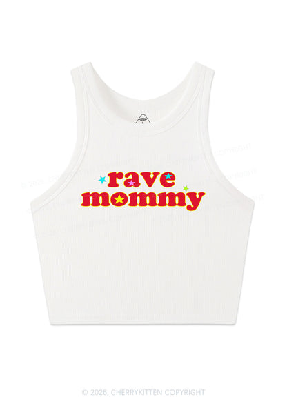 Rave Mommy Y2K Crop Tank Top Cherrykitten