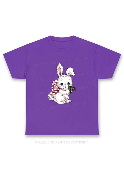 Bunny Shooting Y2K Chunky Shirt Cherrykitten