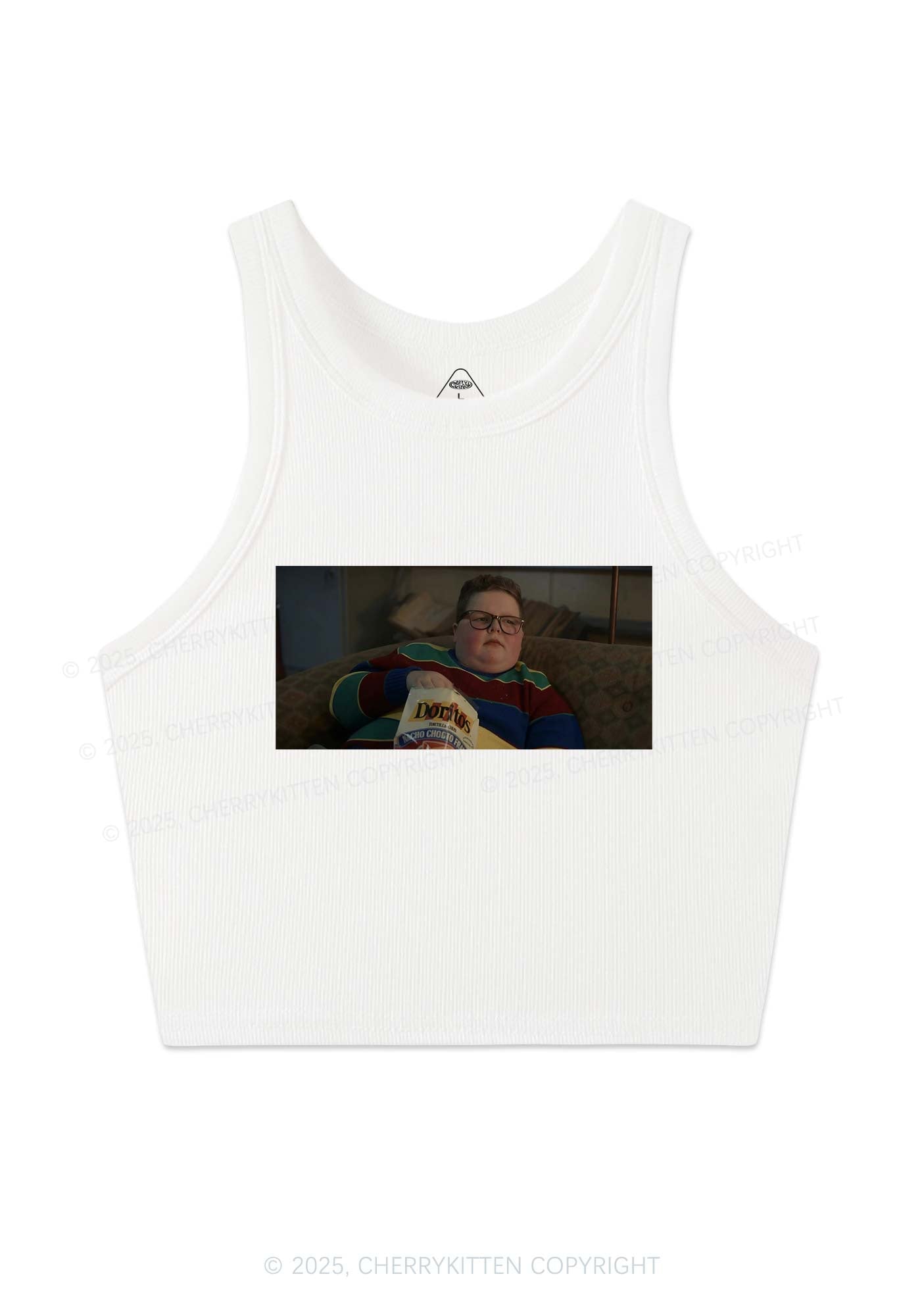 Snack Break Y2K Crop Tank Top Cherrykitten