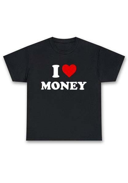 I Love Money Chunky Shirt