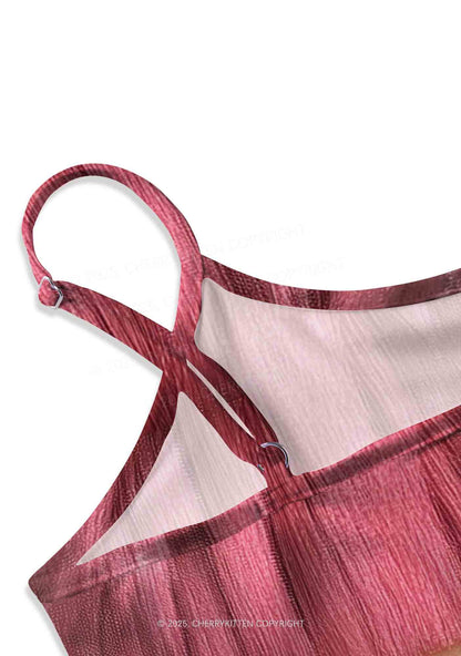 Pink Doll Y2K Print Slip Dress Cherrykitten