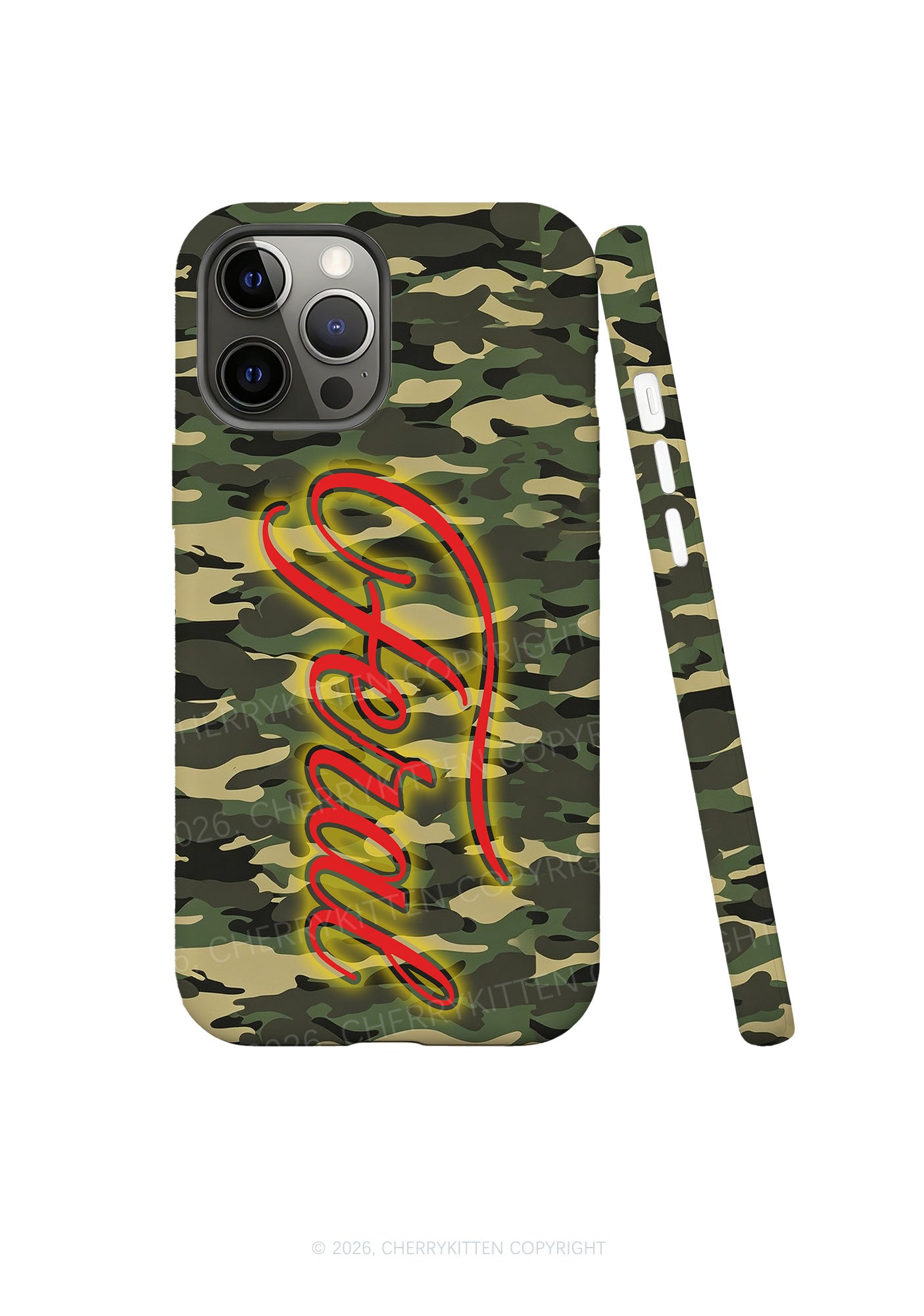 Feral Camo Y2K Phone Case Cherrykitten