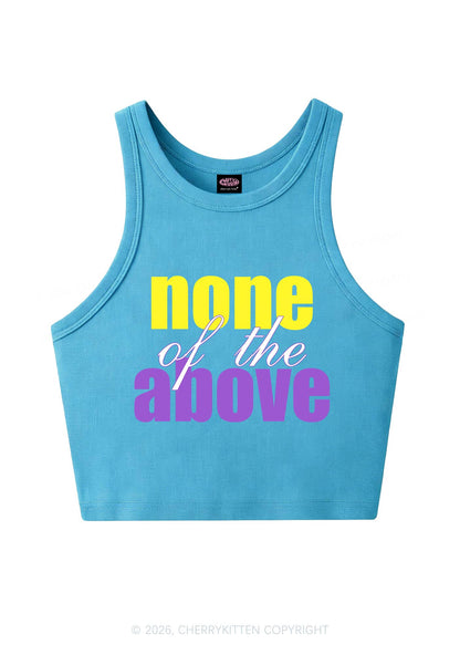 None Of The Above Pride Y2K Crop Tank Top Cherrykitten