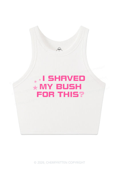 Shaved My Bush For This Y2K Crop Tank Top Cherrykitten