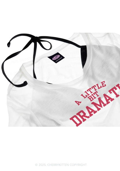 A Little Bit Dramatic Y2K Sheer Boyfriend Tee Cherrykitten