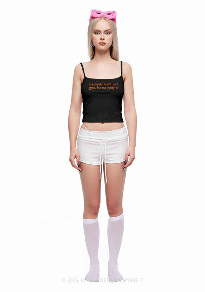 Great Mental Health Y2K Spaghetti Strap Cami Cherrykitten