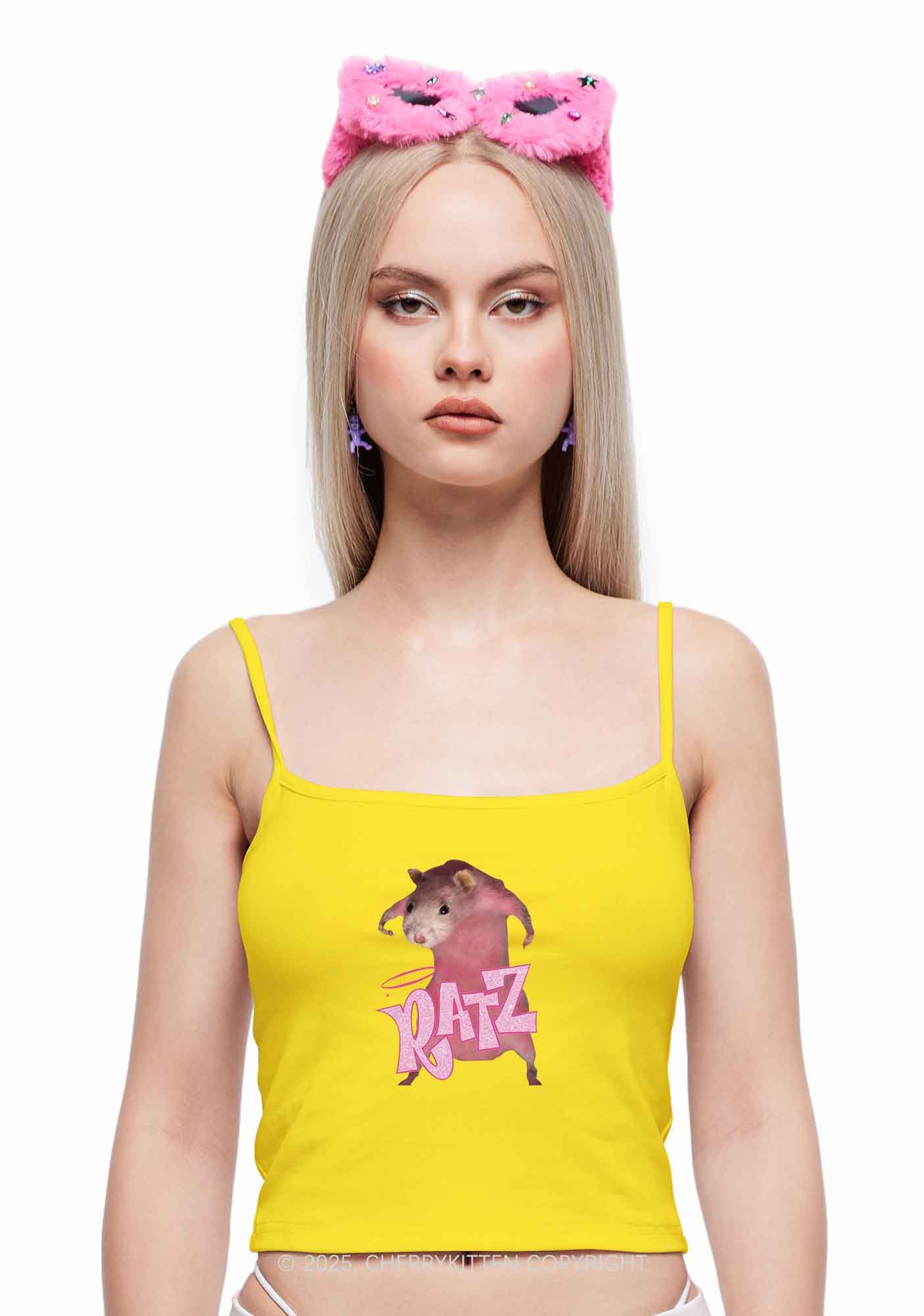 Pink Ratz Y2K Spaghetti Strap Cami Cherrykitten