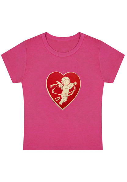 Trumpet Cupid Y2K Baby Tee