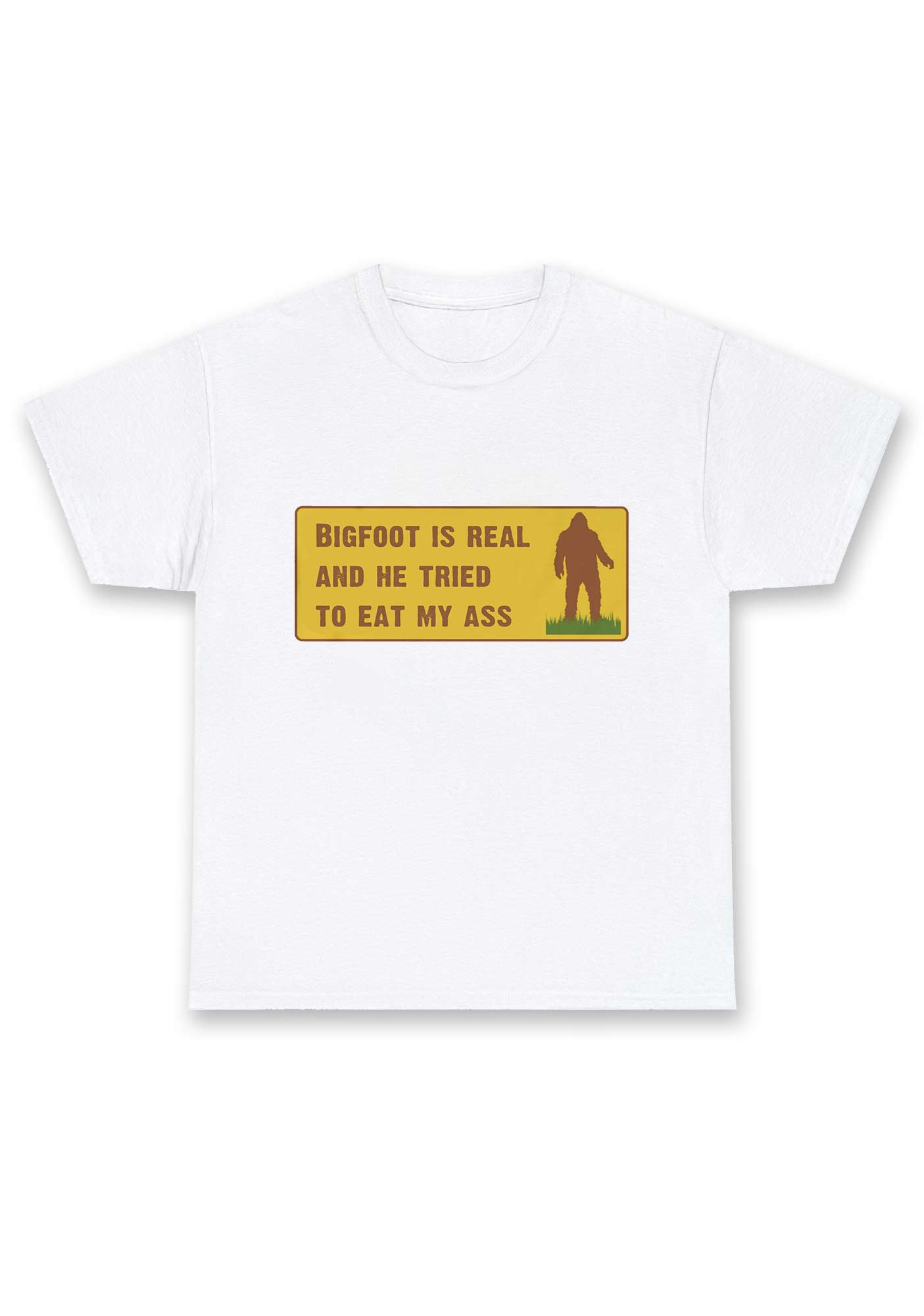 Bigfoot Is Real Chunky Shirt
