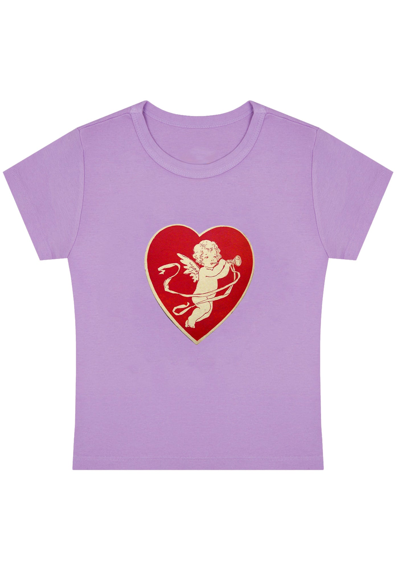 Trumpet Cupid Y2K Baby Tee