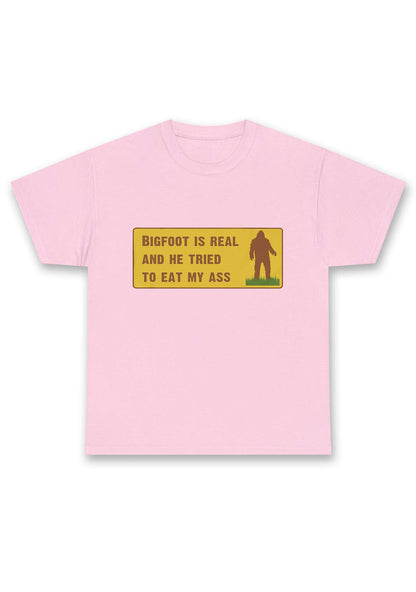 Bigfoot Is Real Chunky Shirt