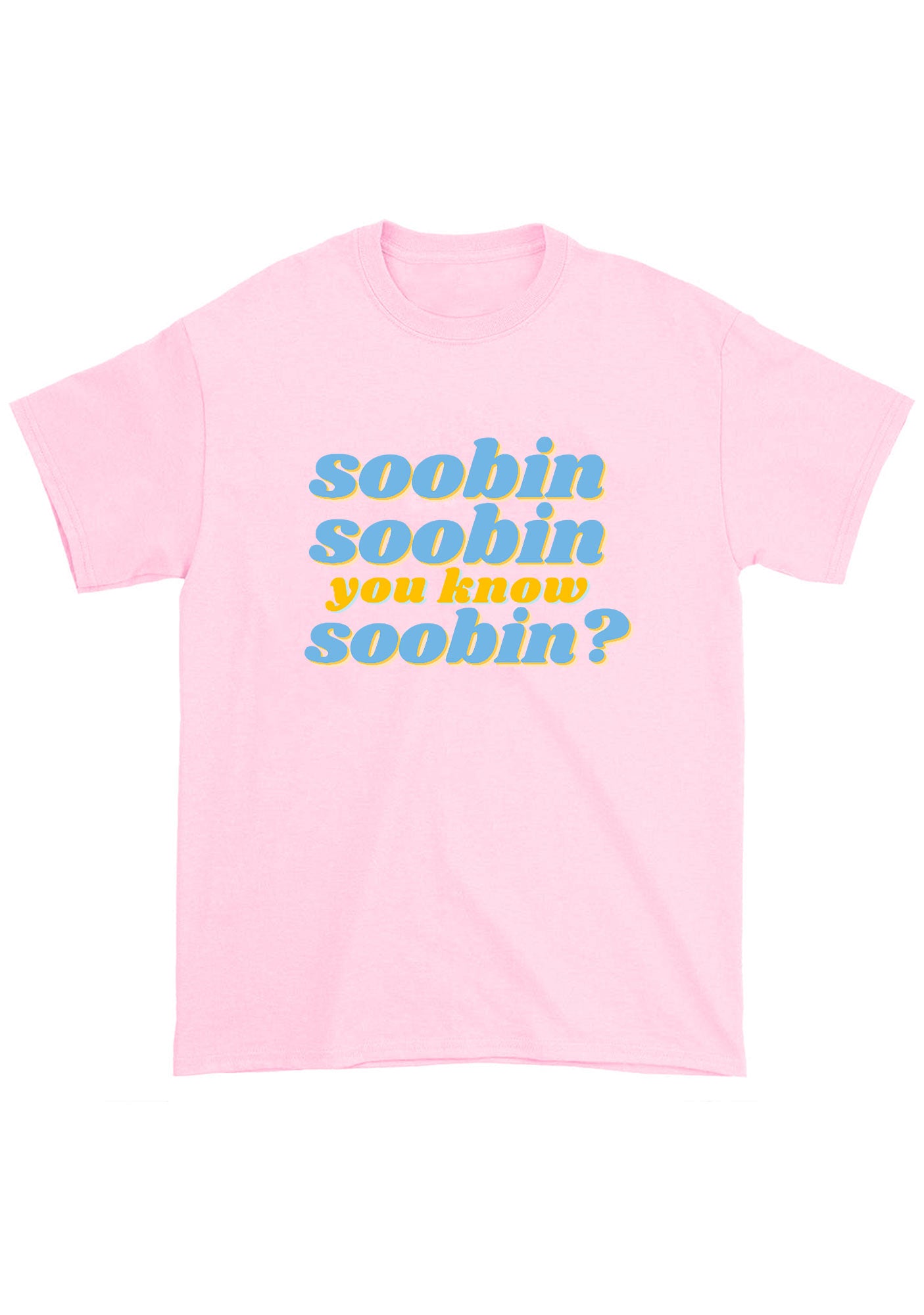 You Know Soobin Txt Kpop Chunky Shirt