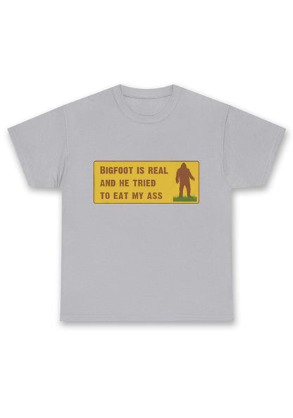 Bigfoot Is Real Chunky Shirt
