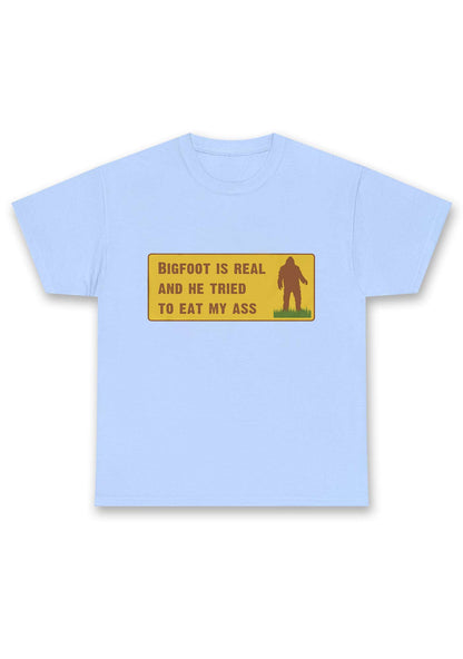Bigfoot Is Real Chunky Shirt