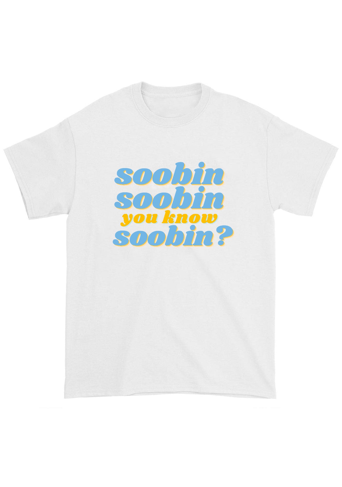 You Know Soobin Txt Kpop Chunky Shirt