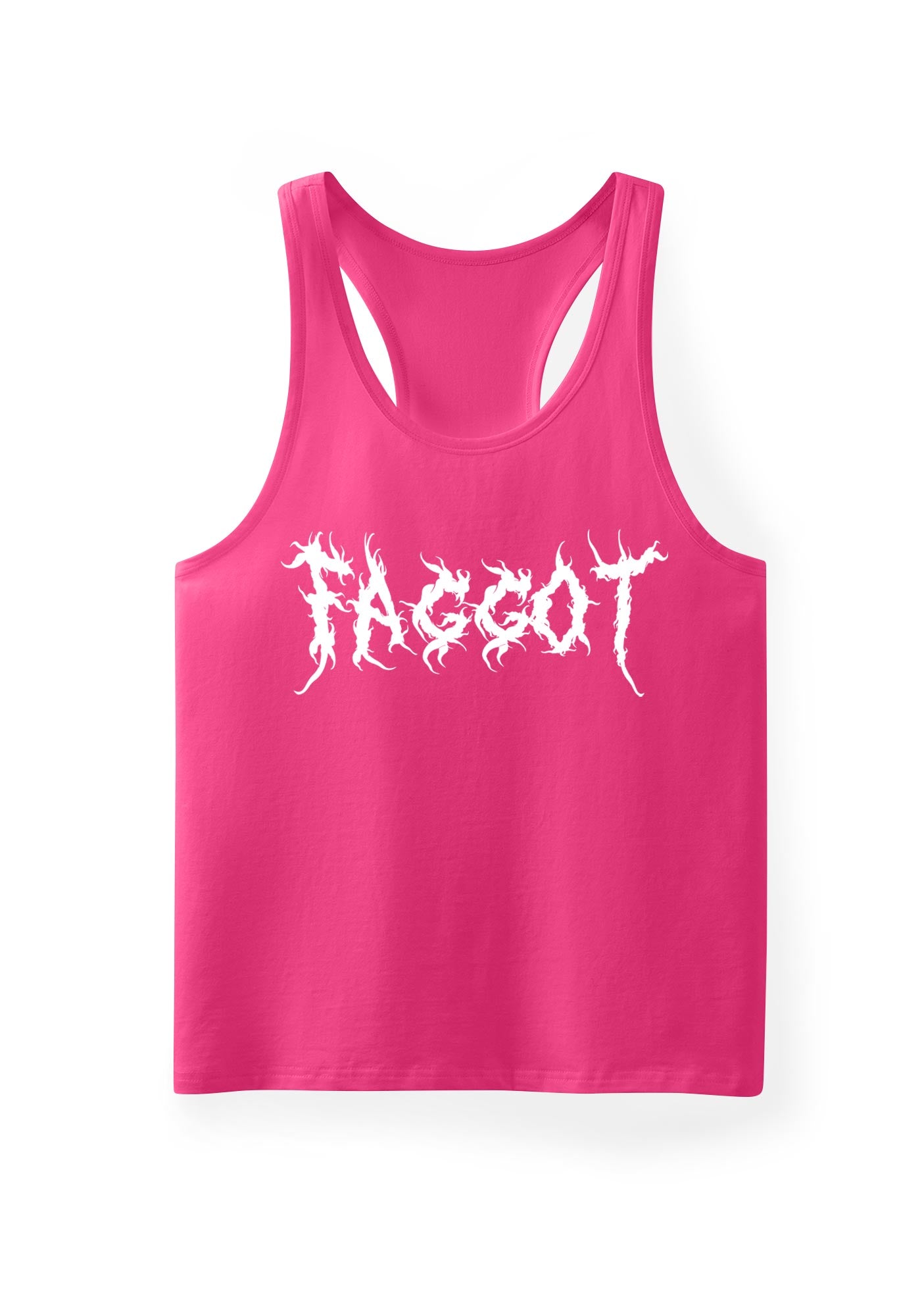 Punk Faggot Pride Y2K Men Racerback Tank Top Cherrykitten