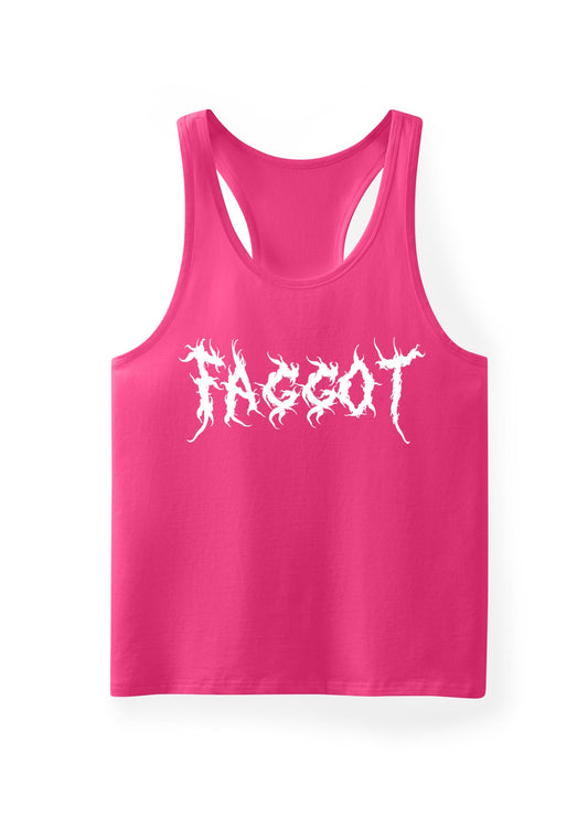 Punk Faggot Pride Y2K Men Racerback Tank Top Cherrykitten