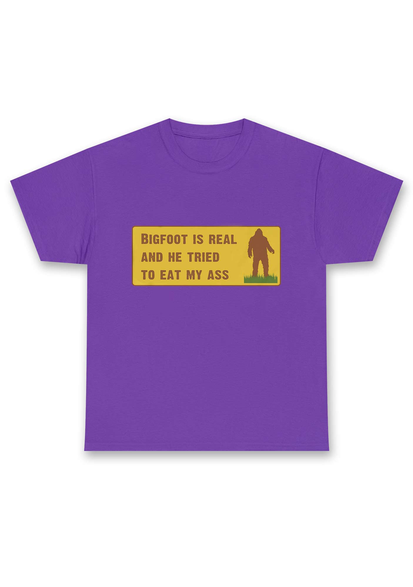 Bigfoot Is Real Chunky Shirt