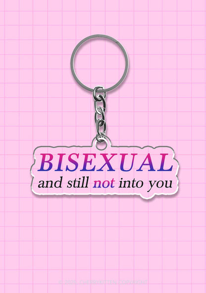 Bisexual And Still Not Into You Pride 1Pc Y2K Keychain Cherrykitten