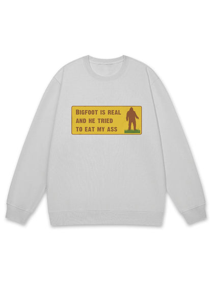 Bigfoot Is Real Y2K Sweatshirt