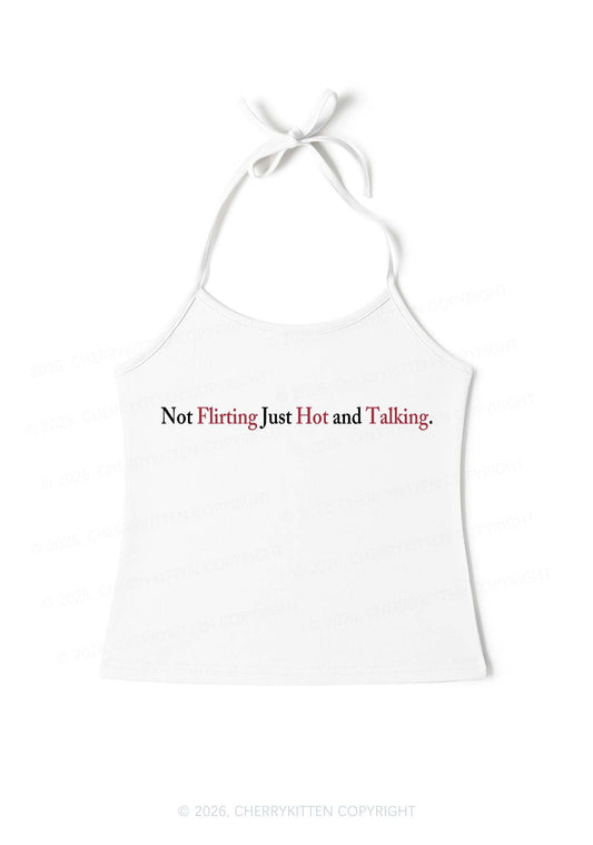Just Hot And Talking Y2K Halter Neck Cami Cherrykitten