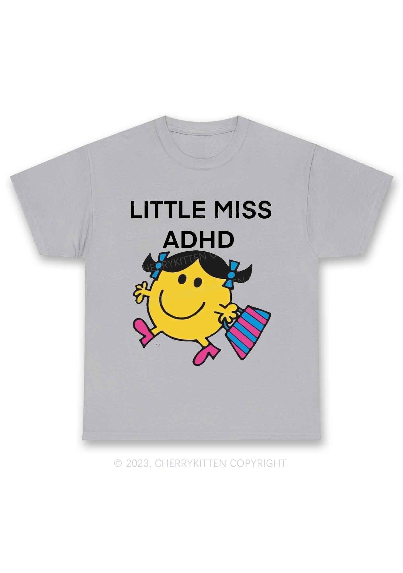 Little Miss ADHD Y2K Chunky Shirt Cherrykitten