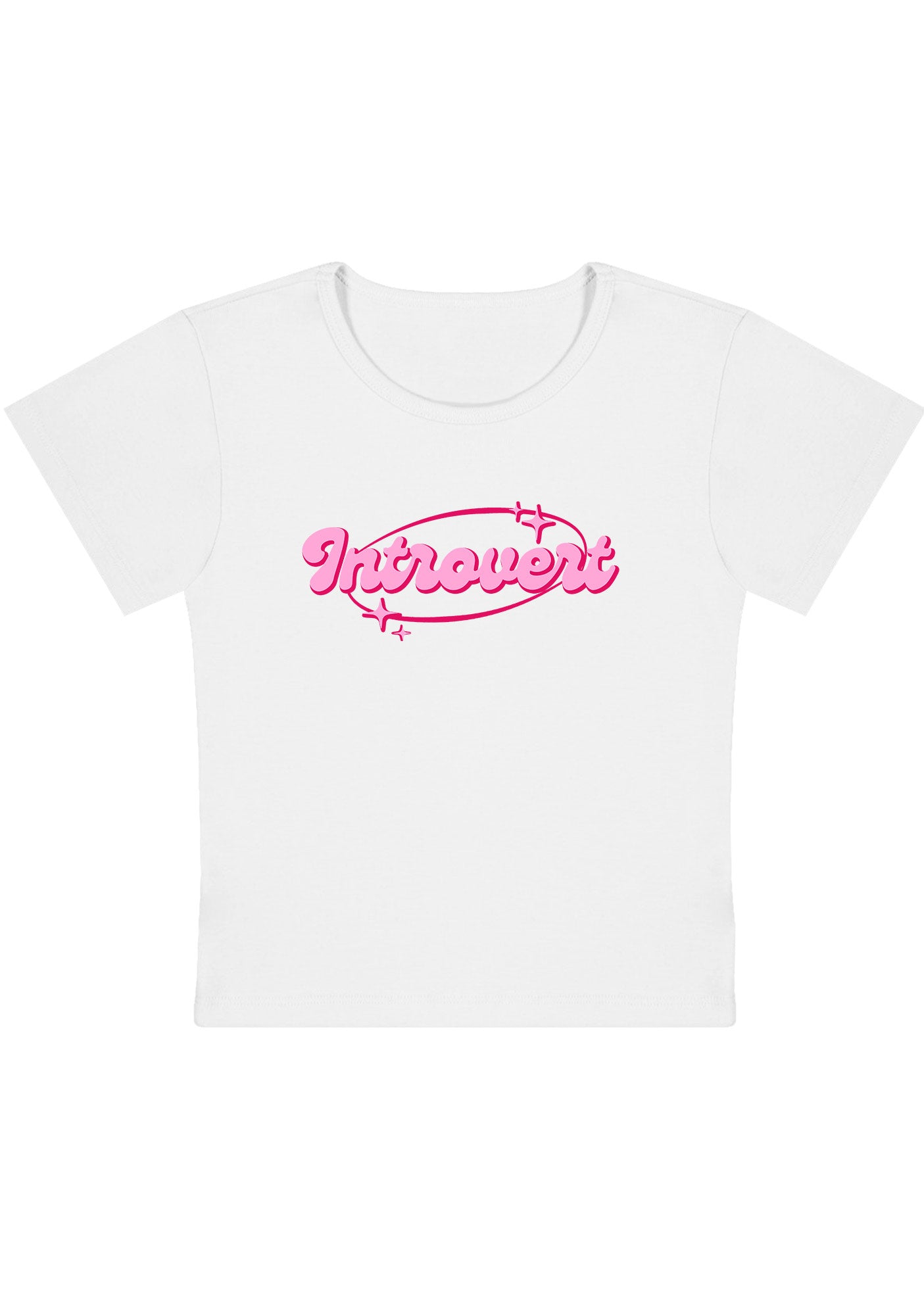 Curvy Introvert Universe Baby Tee