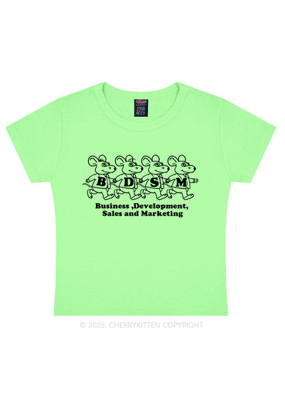 BDSM Rats Y2K Baby Tee Cherrykitten