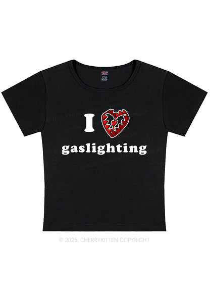 Love Gaslighting Y2K Baby Tee Cherrykitten