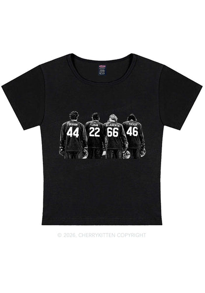 Hockey Crew Y2K Baby Tee Cherrykitten
