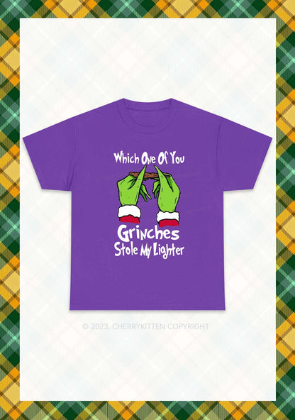 Which One Of You Stole My Lighter Christmas Chunky Shirt Cherrykitten