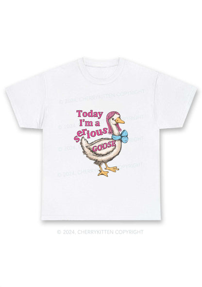 Serious Goose Y2K Chunky Shirt Cherrykitten