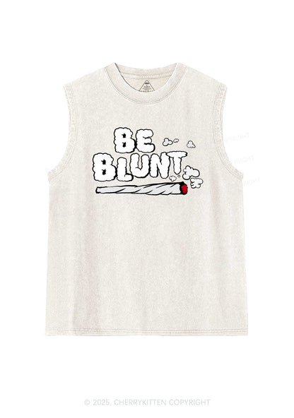 Be Blunt Y2K Washed Tank Cherrykitten