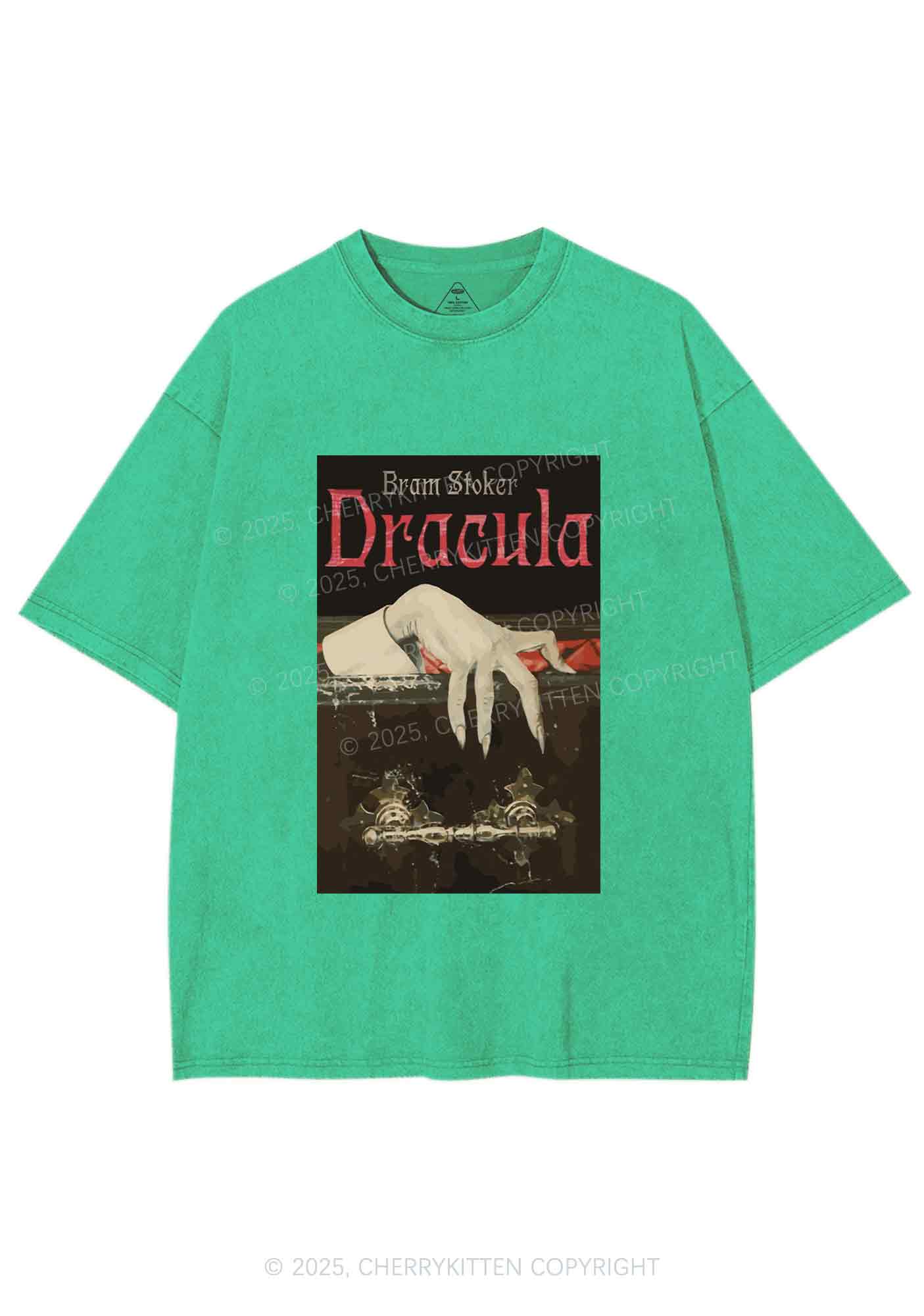 Halloween Creepy Claw Y2K Shirts Washed Tee Cherrykitten