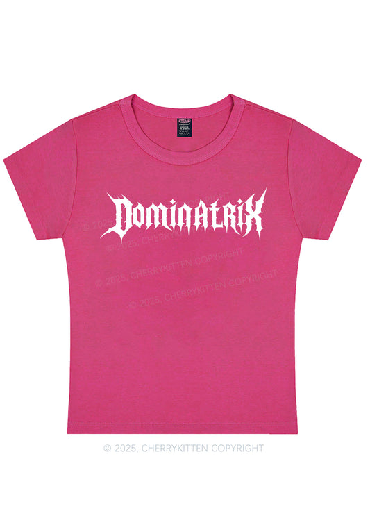 Dominatrix Y2K Baby Tee Cherrykitten