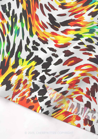 Rainbow Leopard Pride Y2K Mesh Muscle Tank Cherrykitten