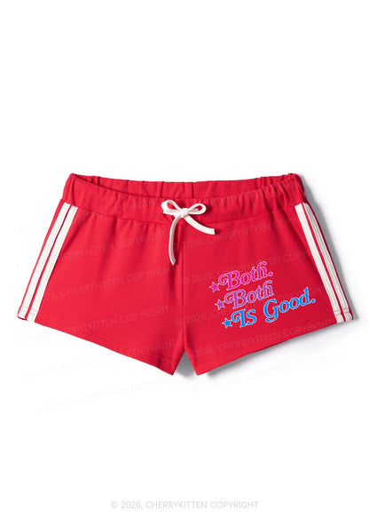 Both Is Good Pride Y2K Drawstring Mini Shorts Cherrykitten