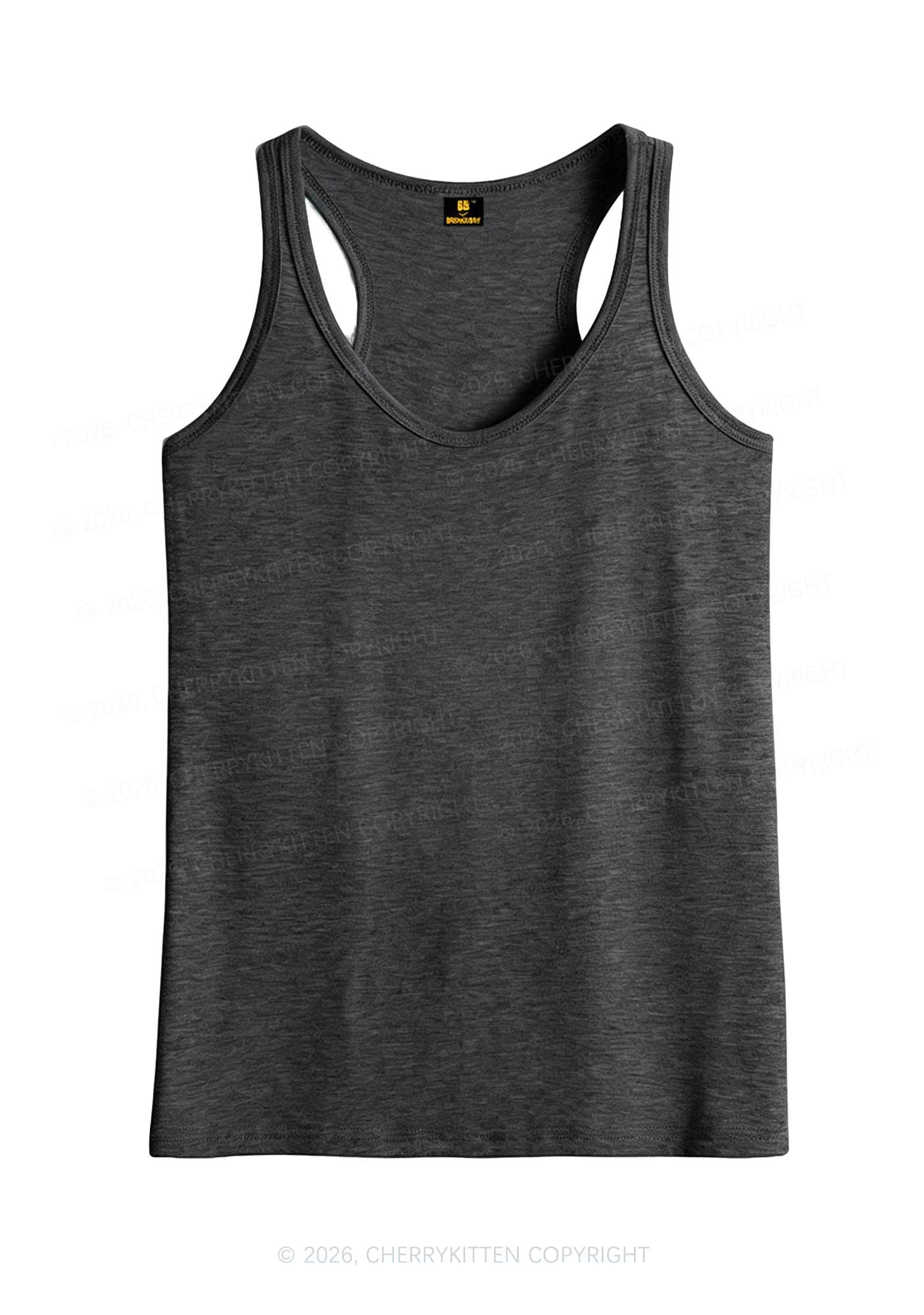 Plain Y2K Classic Tanks Cherrykitten