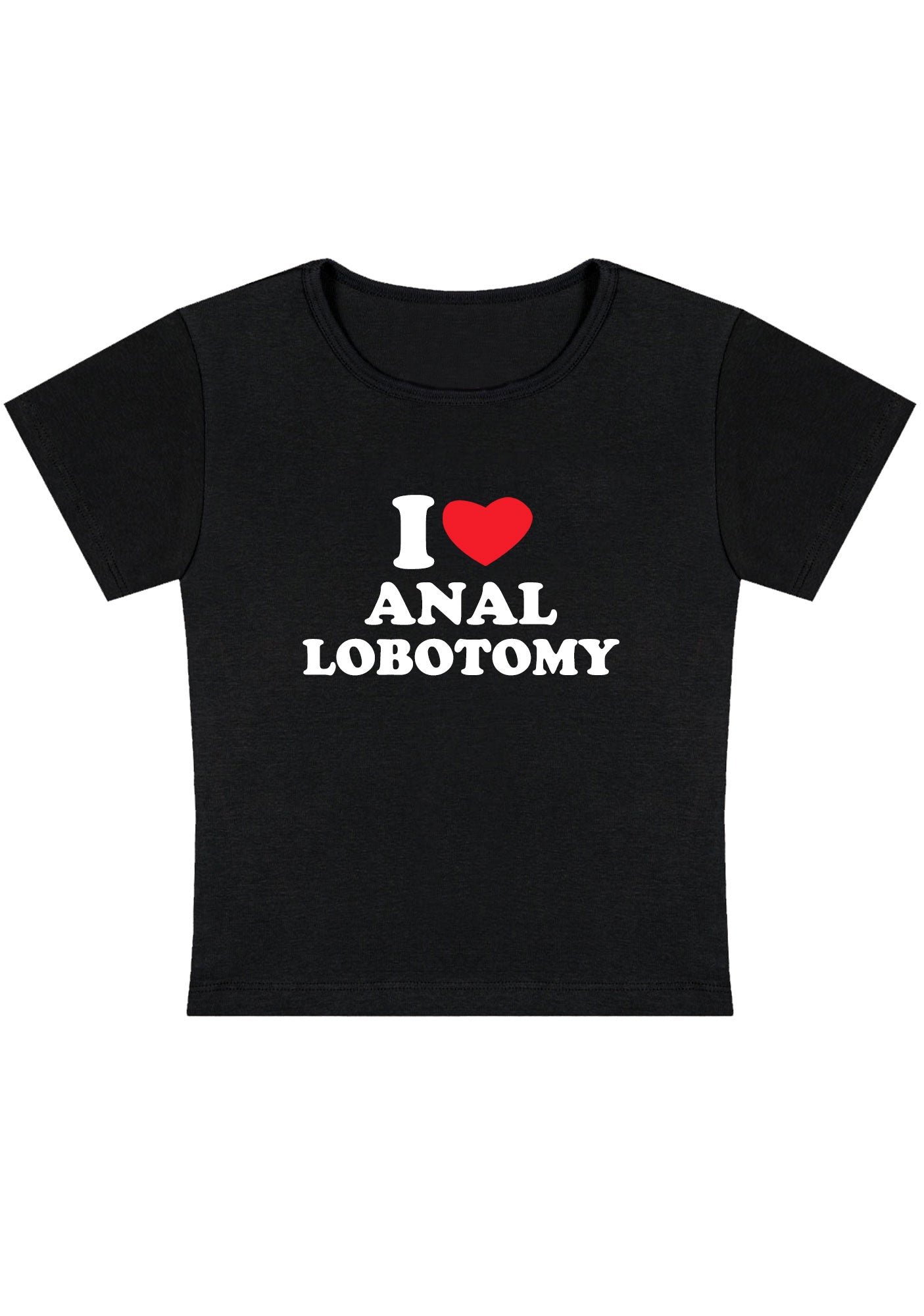 Curvy I Love Lobotomy Baby Tee