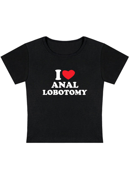 Curvy I Love Lobotomy Baby Tee