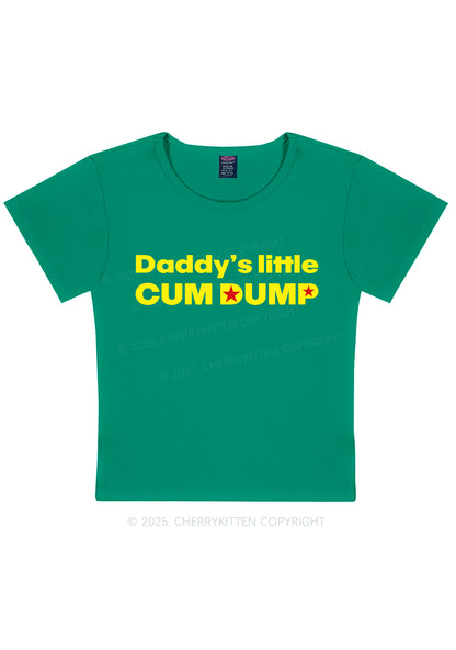 Daddys Little Cum Dump Y2K Baby Tee Cherrykitten