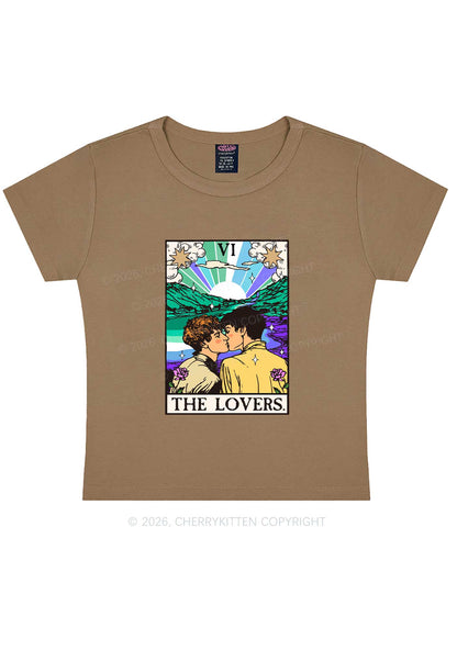 The Gay Lovers Pride Y2K Baby Tee Cherrykitten