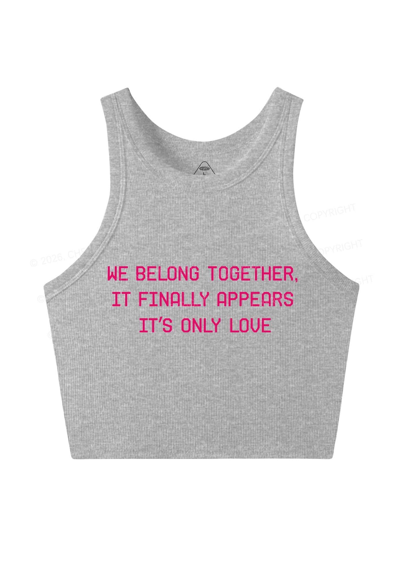 We Belong Together Y2K Crop Tank Top Cherrykitten