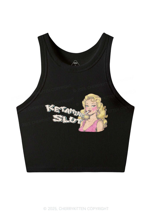 K Slxt Y2K Crop Tank Top Cherrykitten