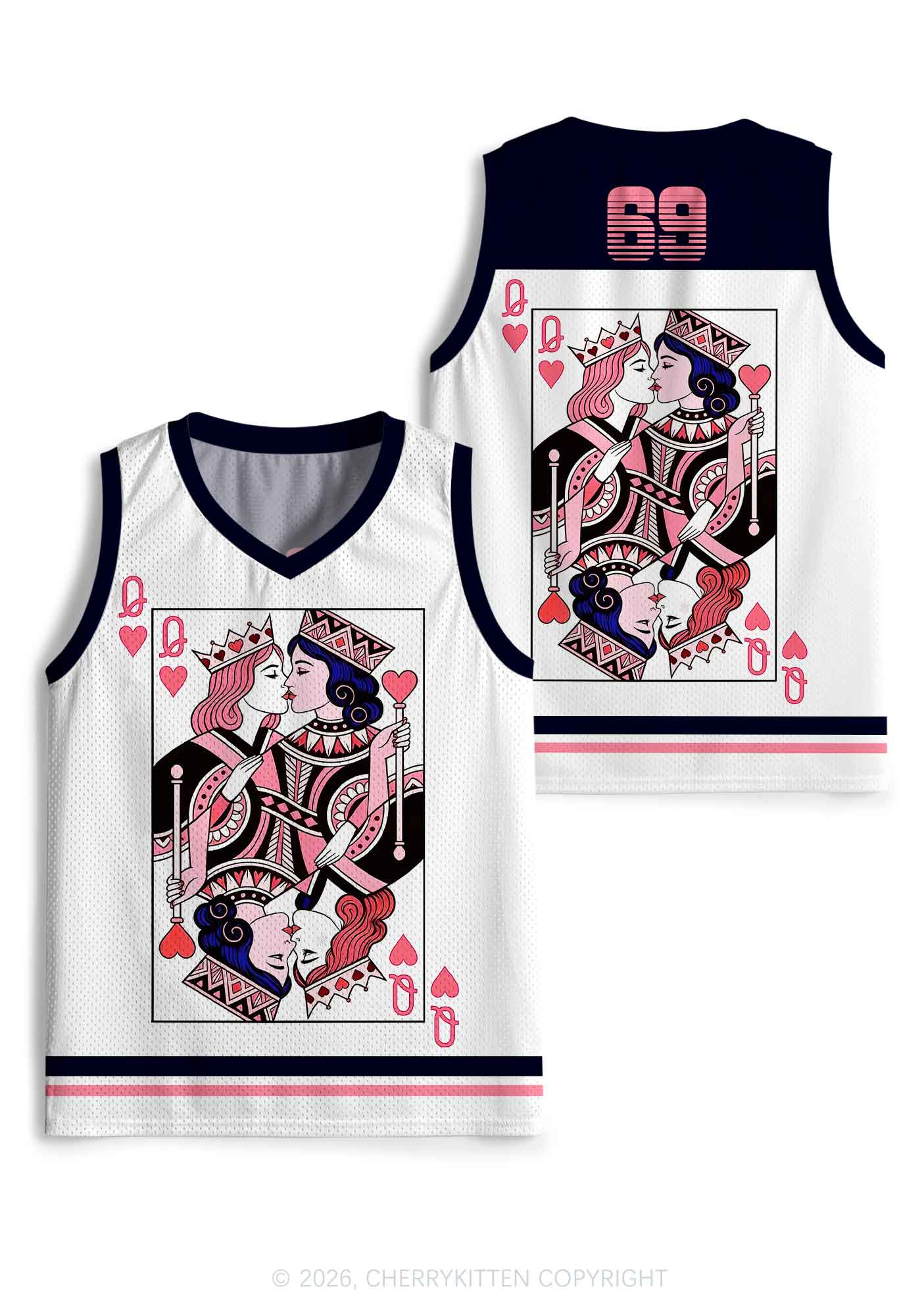 Queens Kissing Pride Y2K Sport Jersey Tank Cherrykitten