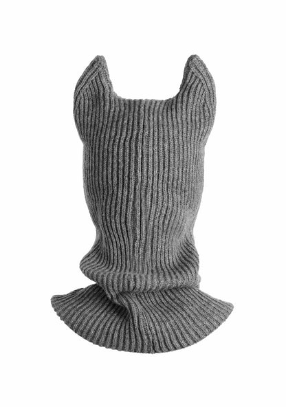 Halloween Y2K Devil Horn Knitted Hat Cherrykitten