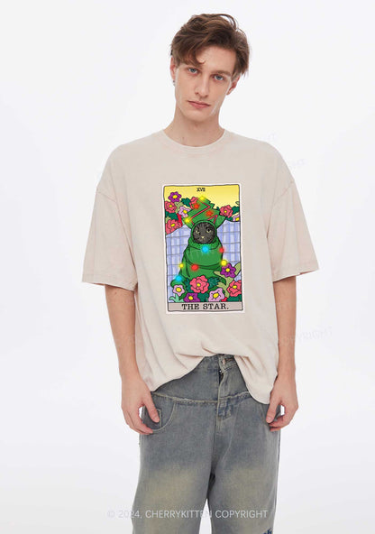 The Star Cat Y2K Washed Tee Cherrykitten