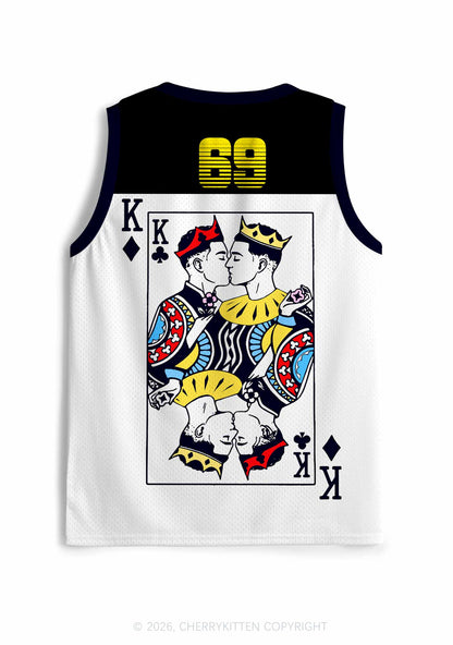 Black Gay King Pride Y2K Sport Jersey Tank Cherrykitten