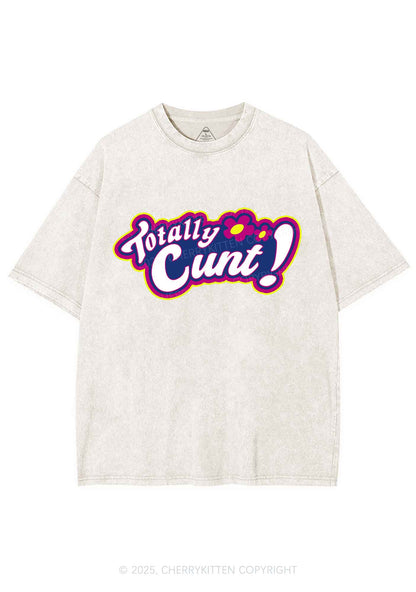 Totally Cxxt Y2K Shirts Washed Tee Cherrykitten