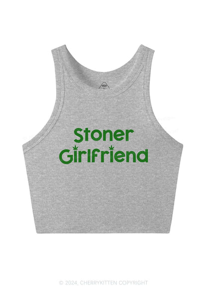 Stoner Girlfriend Y2K Crop Tank Top Cherrykitten